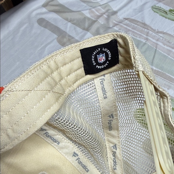 Fanatics Cleveland Browns Beige orange Cap Mesh hat adjustable - Picture 5 of 7